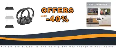 Avantree Shift - Wireless TV Headphones Pack