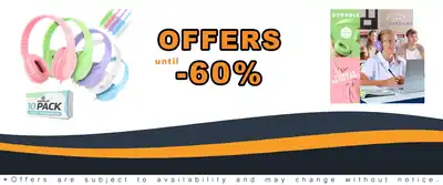 Classroom Headphones-Bulk 10-Pack with Microphone