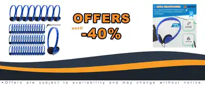 Kids Headphones Bulk 100 Pack for School Class