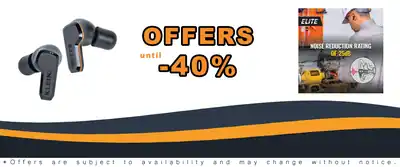 KLEIN TOOLS AESEB2 Elite Bluetooth Jobsite Earbuds True Wireless Protection