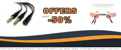 Maeline 30 Pack Headphone Splitter Adapter for Computer
