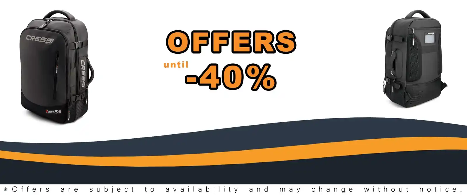 cressi 40 liter malpelo backpack with laptop compartment