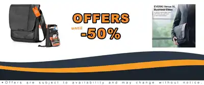 EVERKI Venue X-Large Mini Messenger Bag - RFID Blocking Black