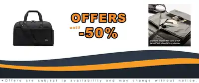 Halfday 2-in-1 Convertible Duffel Bag 40L Wrinkle-Free Travel