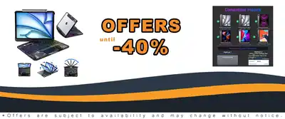 iPad Air 13 inch M3/M2 Keyboard Case & iPad Pro 12.9 inch 6th Gen Clear Case