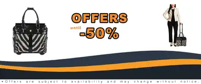 JKM & Company Rolling Laptop Bag for Women 13-17 Inch