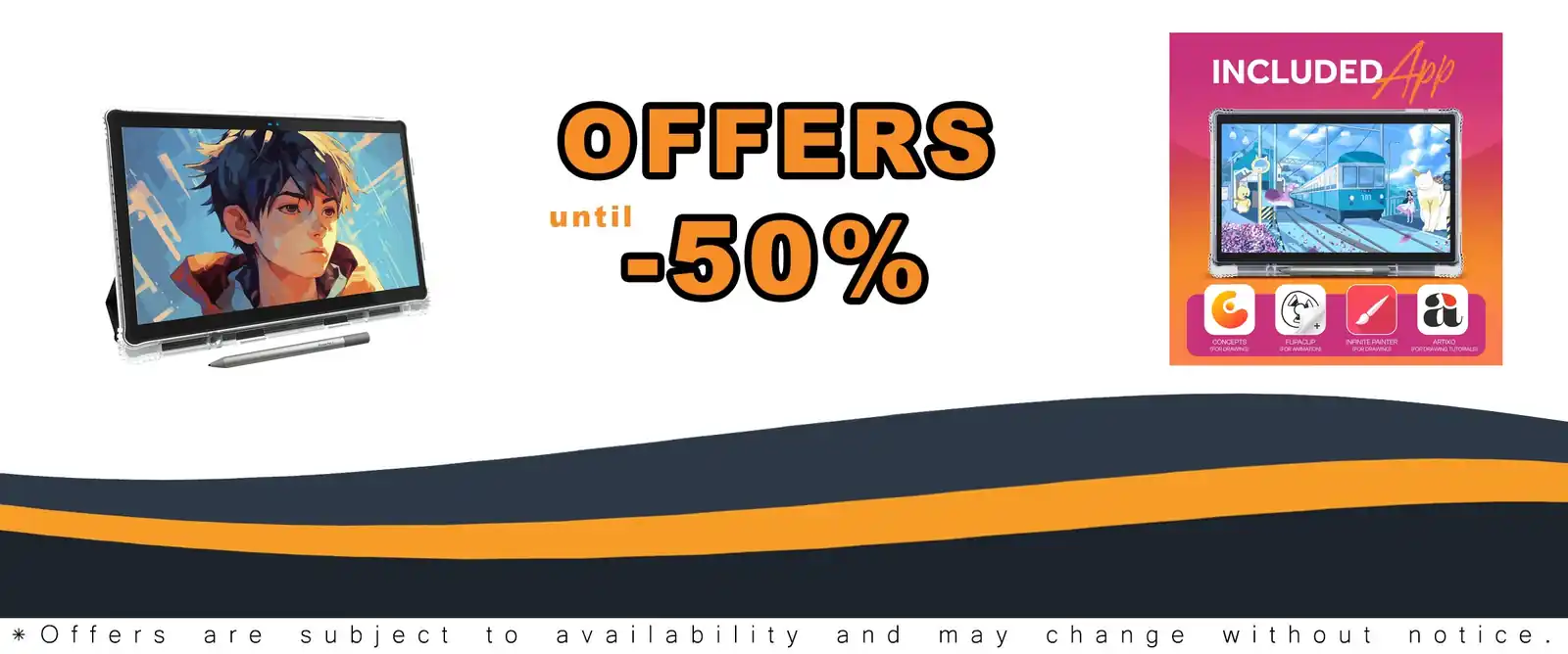 11-inch PicassoTab drawing tablet for digital artists