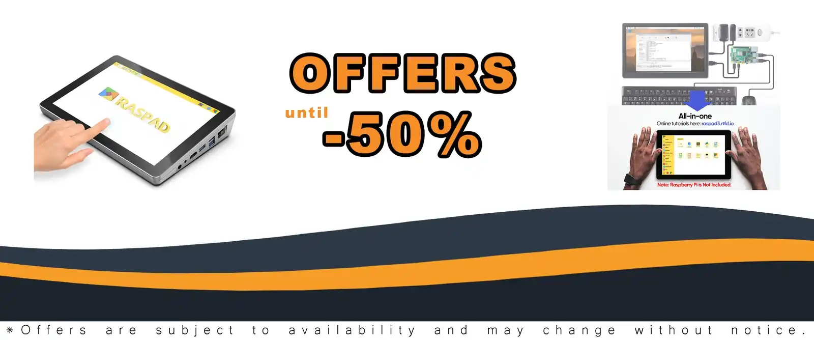 SunFounder RasPad 3.0 Raspberry Pi 4B tablet 10.1