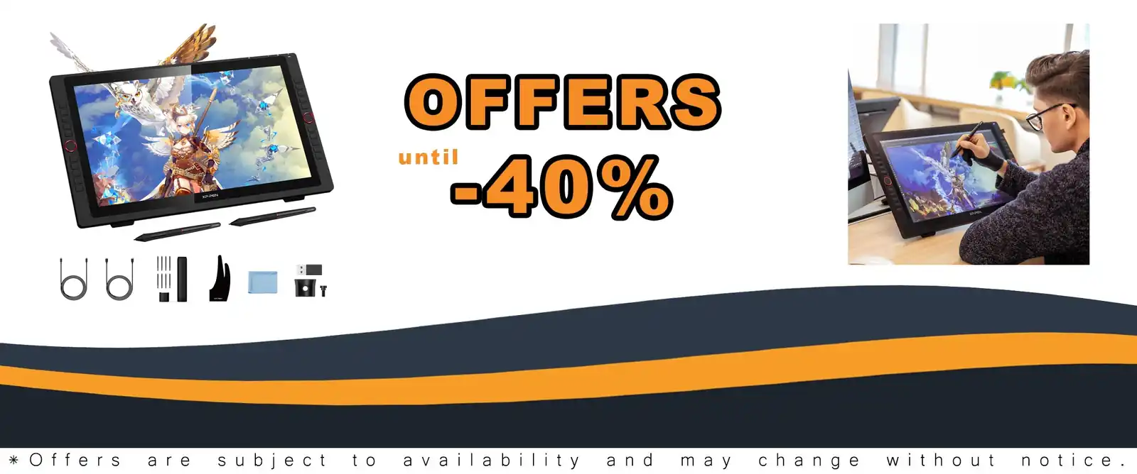 21.5 inch XPPen Artist 22R pro drawing tablet with stylus and shortcut keys